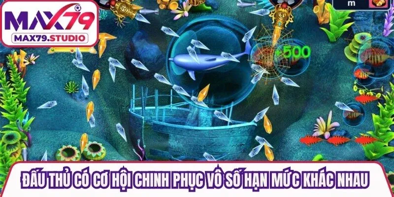 Đấu thủ có cơ hội chinh phục vô số hạn mức khác nhau rất hấp dẫn