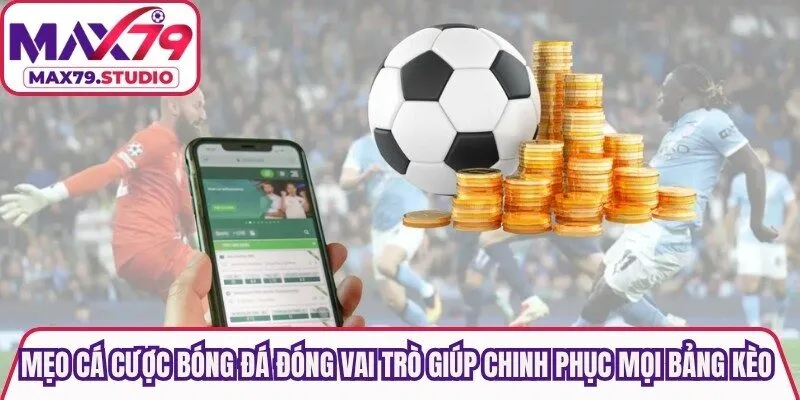 Mẹo cá cược bóng đá đóng vai trò giúp bạn chinh phục mọi bảng kèo thể thao