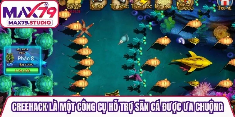 Creehack là một công cụ hỗ trợ săn cá được nhiều người ưa chuộng